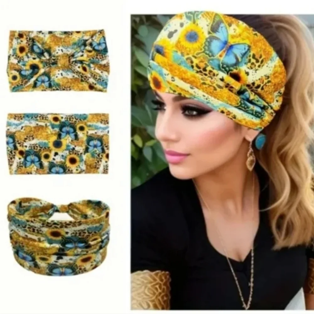 Cross Knotted Wide Headband